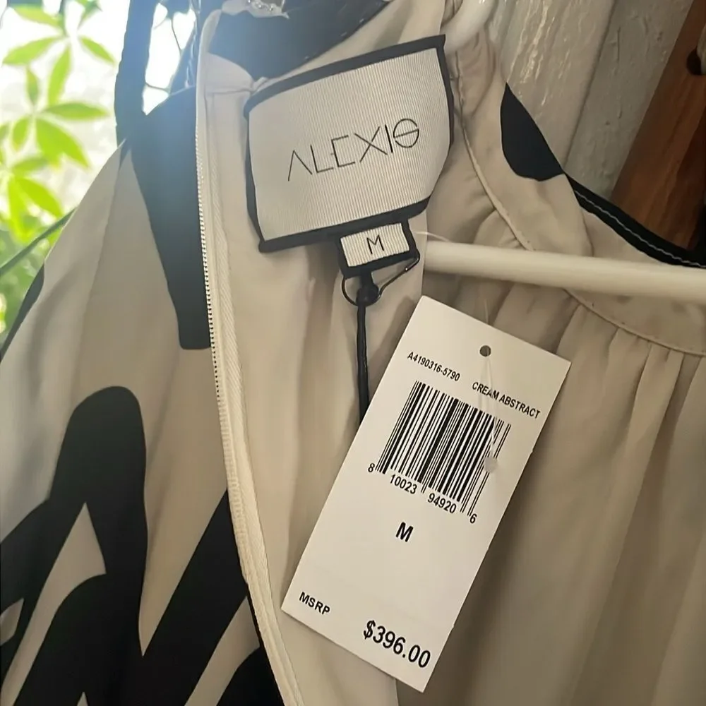 Alexis Elina One-Shoulder Printed Dress